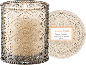 LA Jolie Muse Fall Candle – Pumpkin Chai Scented Soy Candle