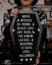 Nomnu Coffin Letter Board – 17