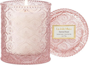 LA Jolie Muse Fall Candle – Pumpkin Chai Scented Soy Candle