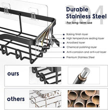 7-Pack Shower Caddy Organizer – Rustproof Stainless Steel