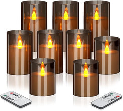 Wemarry Flameless LED Candles with Remote – Set