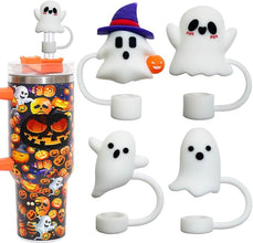 5PCS Halloween Straw Cover Caps for Stanley Cup