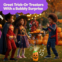 Halloween Bubble Machine – Light & Sound Bubble Maker Toy with Spooky Effects