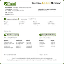 California Gold Nutrition Folinic Acid Alcohol-Free – 1 fl oz (30 ml)