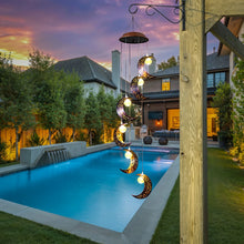 Solar Moon Wind Chimes Decor