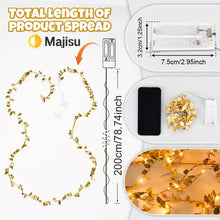 Gold Leaf Fairy Lights – LED String Lights for Festive Decor