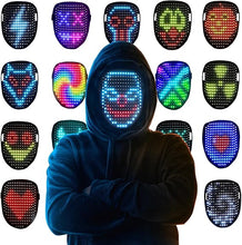 50 Patterns Rechargeable Face Transforming Mask for Halloween