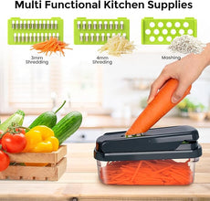 Yusshn 12-in-1 Multifunctional Vegetable Chopper