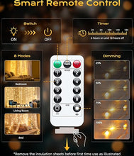 Brightown 300 LED Fairy Curtain Lights