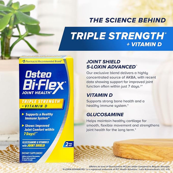 Osteo Bi-Flex Triple Strength with Vitamin D – 120 Tablets