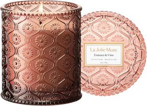 LA Jolie Muse Fall Candle – Pumpkin Chai Scented Soy Candle