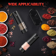 Electric Salt and Pepper Grinder Set – Automatic