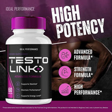 Testo Link Capsules – Maximum Strength Supplement, 120 Capsules