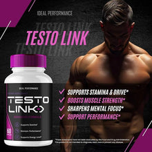 Testo Link Capsules – Maximum Strength Supplement, 120 Capsules