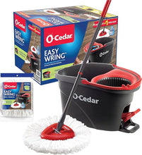 O-Cedar EasyWring Microfiber Spin Mop & Bucket Floor Cleaning System