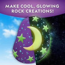 Halloween Arts & Crafts Set for Kids, Decorate 10 River Rocks with Paints