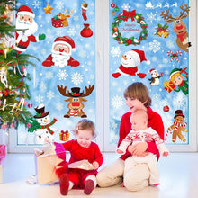 Christmas Window Clings – Snowflake & Holiday Stickers (9 Sheets)
