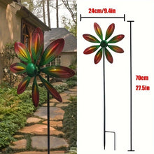 2pcs Metal Wind Spinner Stakes