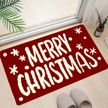 🎄 Festive “Merry Christmas” Door Mat – Machine Washable