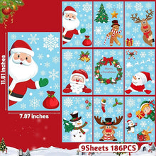 Christmas Window Clings – Snowflake & Holiday Stickers (9 Sheets)