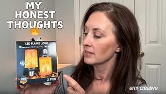 Y-STOP LED Flame Light Bulbs