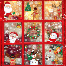 Christmas Window Clings – Snowflake & Holiday Stickers (9 Sheets)