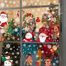 Christmas Window Clings – Snowflake & Holiday Stickers (9 Sheets)