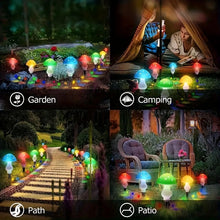 16-Head Solar Mushroom Lights