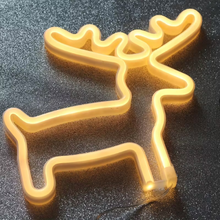 🎄✨ Christmas Neon Sign LED Night Light – Tree, Reindeer & Stocking Shapes