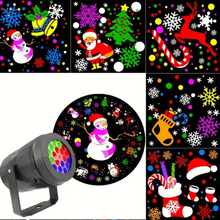 WOSCALE USB Christmas LED Projector Light – RGB Snowflake