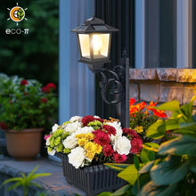Solar Lamp with Flower Pot
