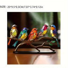 Colorful Acrylic Hummingbird Ornament – Vibrant Home Decor