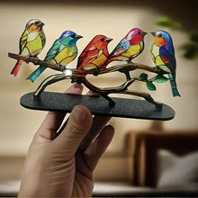 Colorful Acrylic Hummingbird Ornament – Vibrant Home Decor