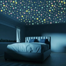 Glow in the Dark Star Stickers – Reusable Luminous Ceiling & Wall Decor