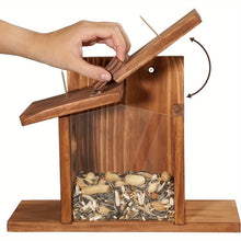 Durable Wooden Squirrel Feeder