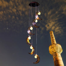 Solar Moon Wind Chimes Decor