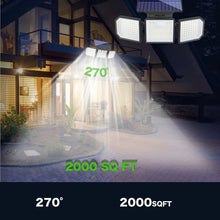 4pcs - Solar Motion Sensor Floodlight