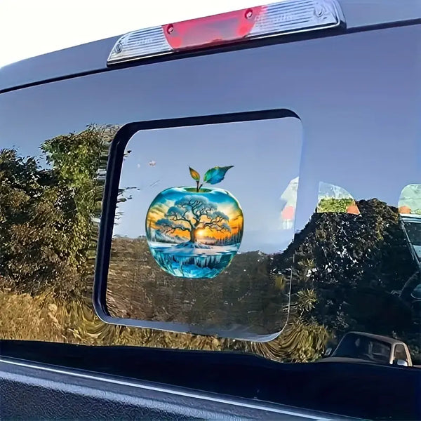 Vinyl Apple World Tree of Life Sticker – Waterproof Decal