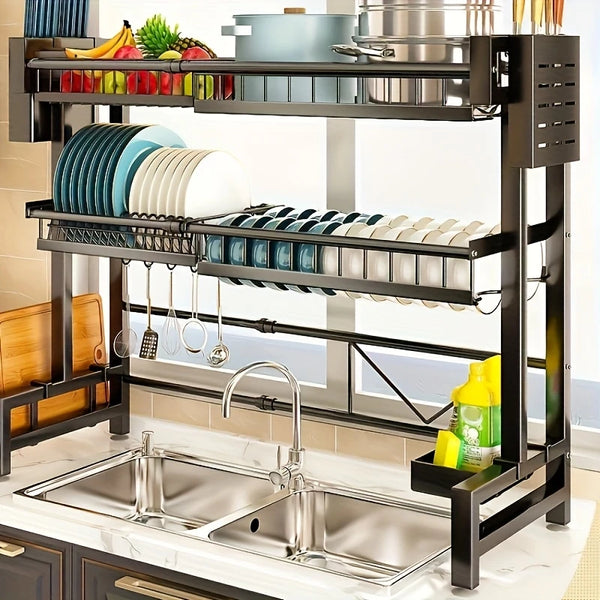 2-Tier Expandable Dish Rack