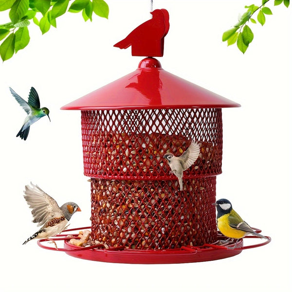 Squirrel Proof Metal Bird Feeder