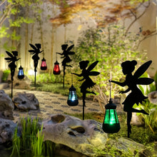 2pcs Solar Fairy Silhouette Lights