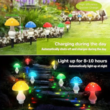 16-Head Solar Mushroom Lights