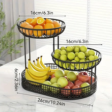 Multi Tier Gold Wire Fruit Basket – Elegant & Sturdy Storage