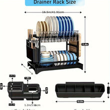 2-Tier Stainless Steel Dish Rack