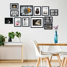 15pcs Black Photo Frame Set