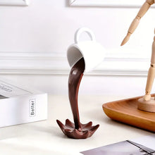 Gravity-Defying Coffee Cup Figurine – Unique Home & Café Decor