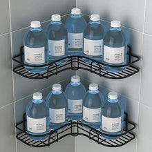 Punch-Free Corner Shelf – Wall-Mounted Storage for Bathroom Essentials