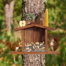 Durable Wooden Squirrel Feeder