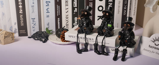 Dazzle Bright Halloween Plague Doctor Figurines