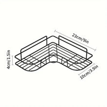 Punch-Free Corner Shelf – Wall-Mounted Storage for Bathroom Essentials